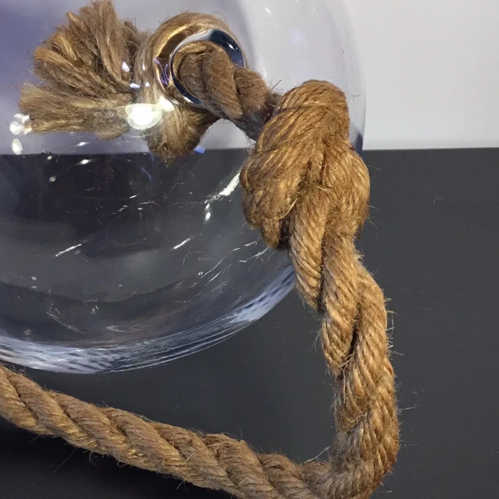 Large Hanging Globe Terrarium With Rope Hanger - Picture 8 of 16
